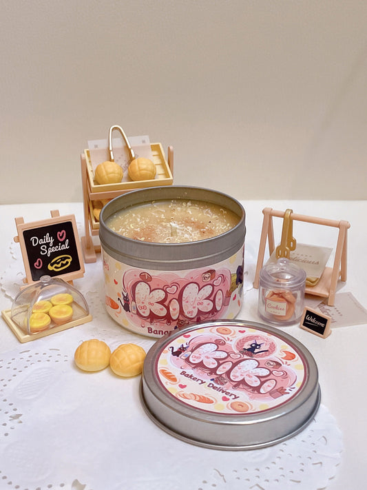 Kiki Delivery Service Inspired Coconut Soy Wax Candle | Bakery Delivery Milky Paw Scents