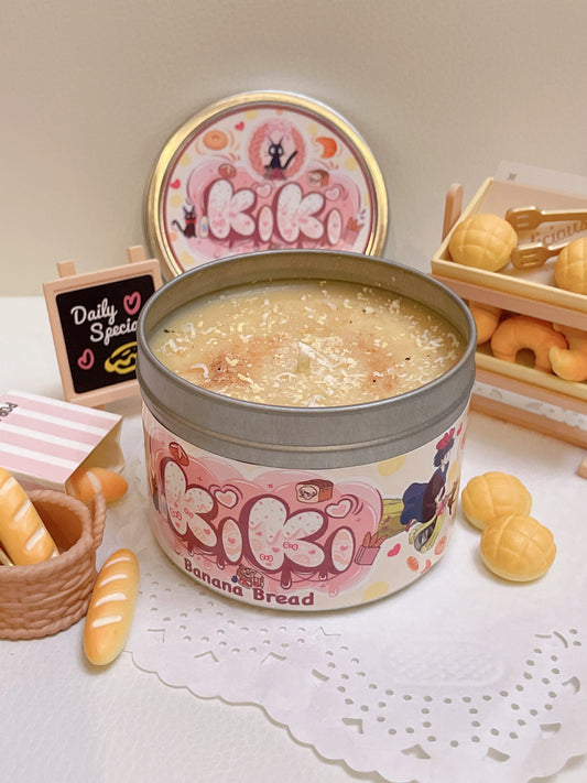 Kiki Delivery Service Inspired Coconut Soy Wax Candle | Bakery Delivery Milky Paw Scents