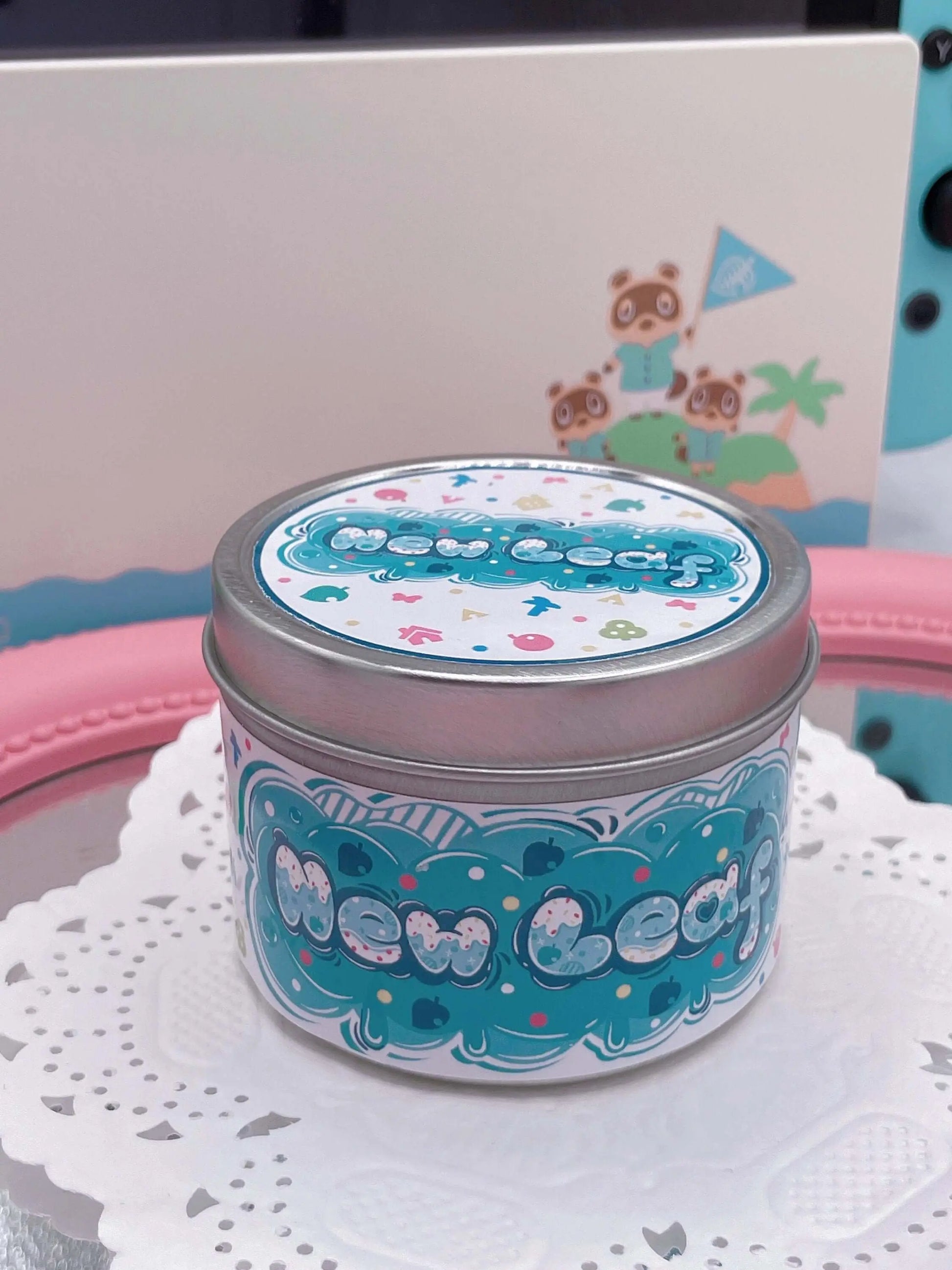 Animal Crossing Inspired Coconut Soy Wax Candle | New Leaf Milky Paw Scents