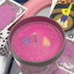 Hisoka Inspired Coconut Soy Wax Candle | The Fruit Is Ripe Milky Paw Scents