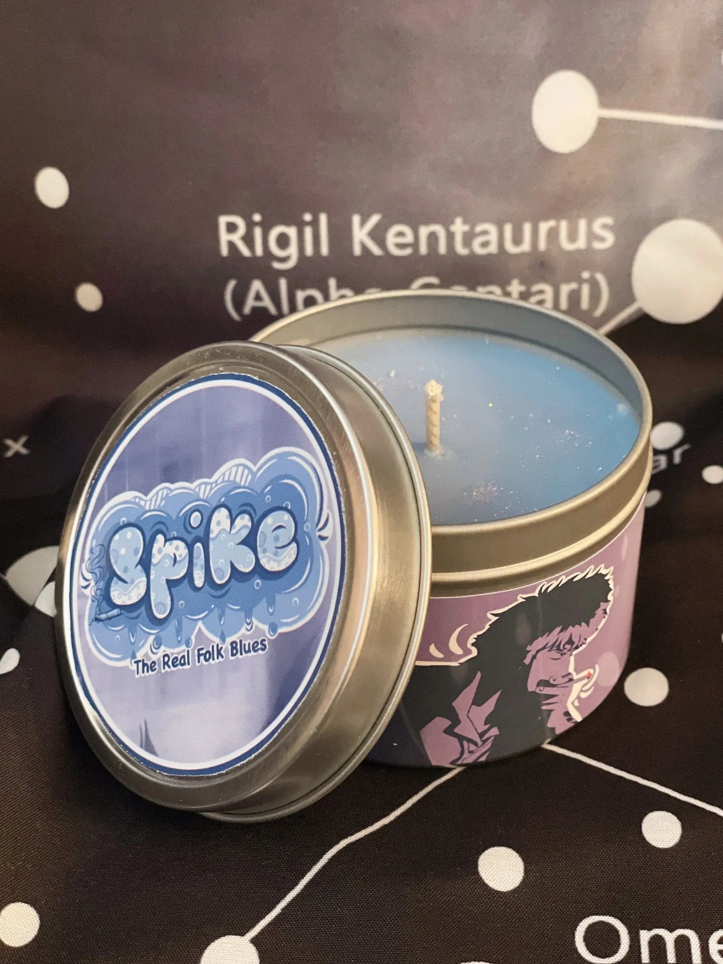 Spike Inspired Coconut Soy Wax Candle | The Real Folk Blues Milky Paw Scents