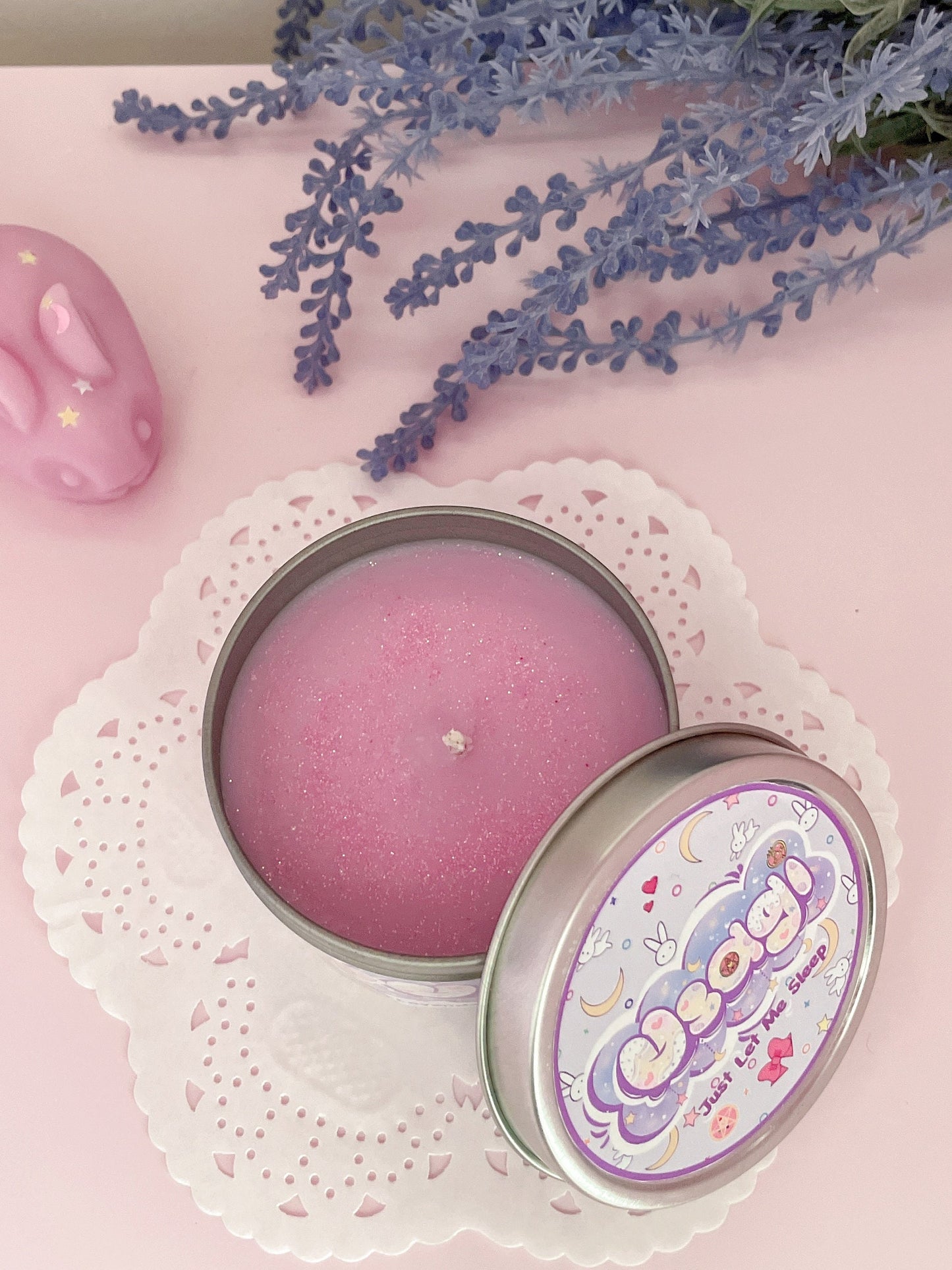 Usagi Sailor Moon Inspired Coconut Soy Wax Candle | Just Let Me Sleep Milky Paw Scents