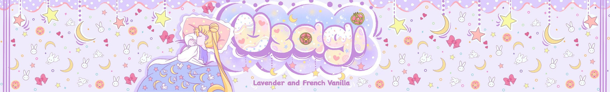 Usagi Sailor Moon Inspired Coconut Soy Wax Candle | Just Let Me Sleep Milky Paw Scents