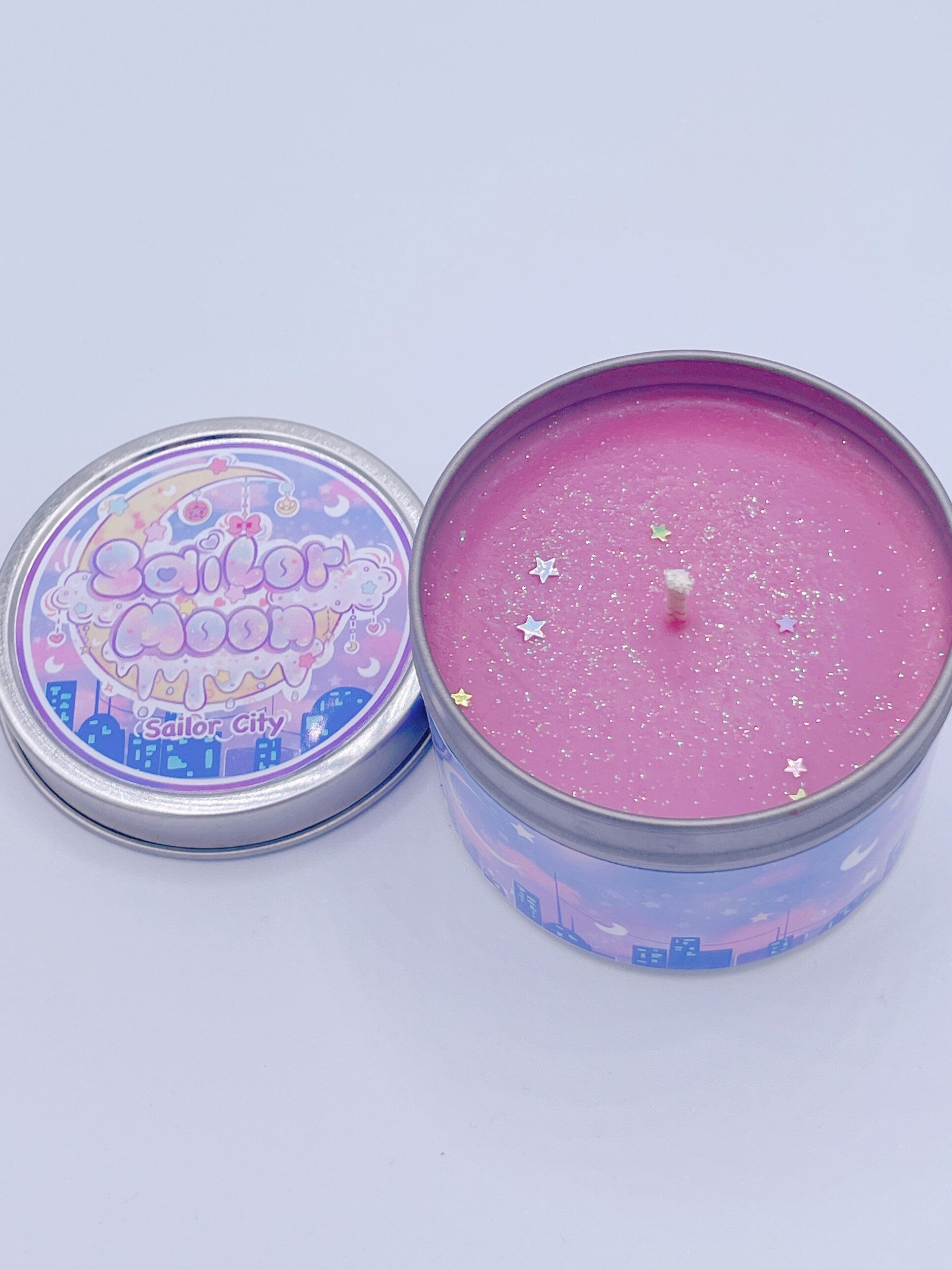 Tokyo City Inspired Coconut Soy Wax Candle | Sailor Moon Starry Night Milky Paw Scents