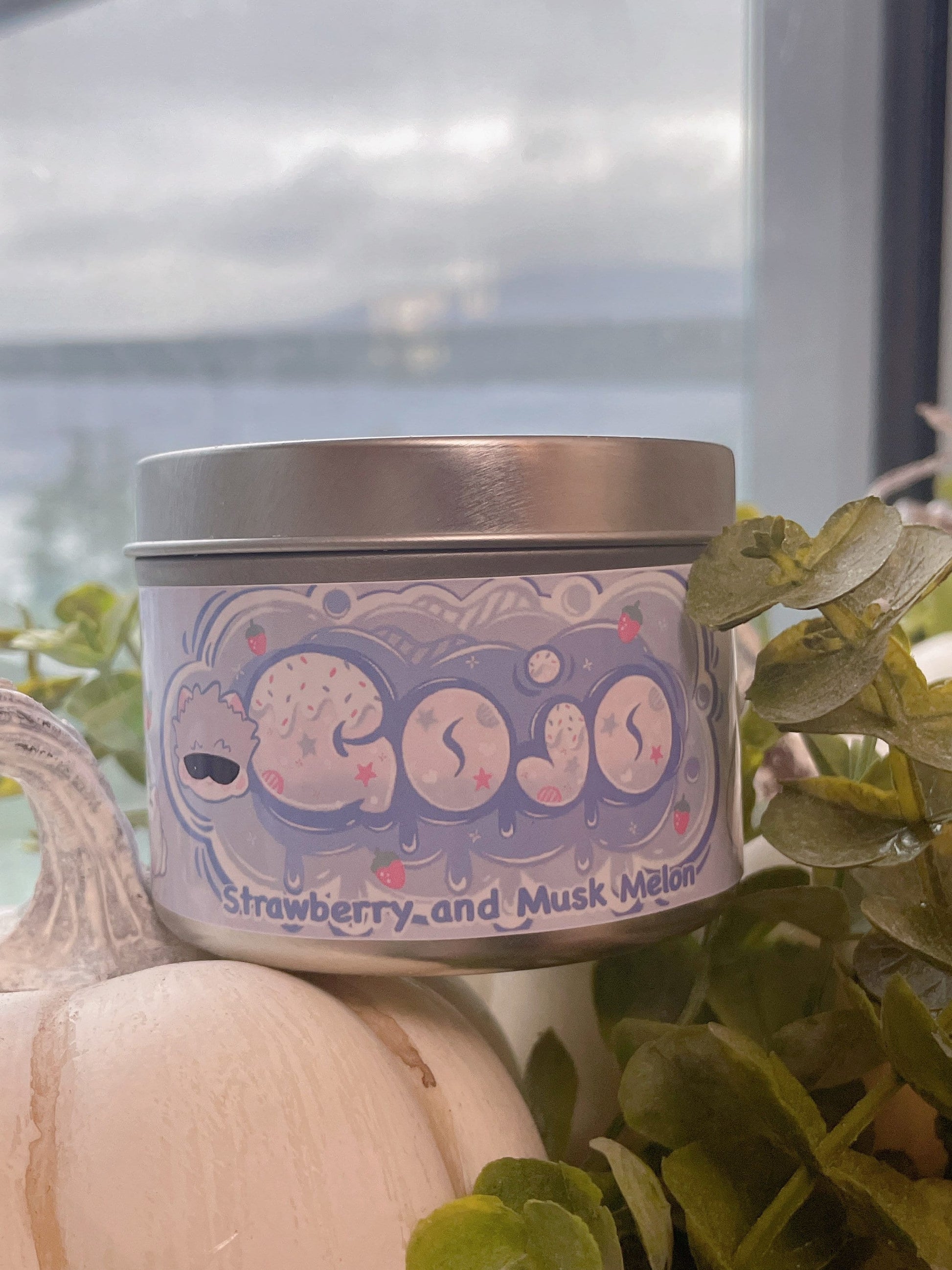 Gojo Inspired Coconut Soy Wax Candle | The Strongest Milky Paw Scents