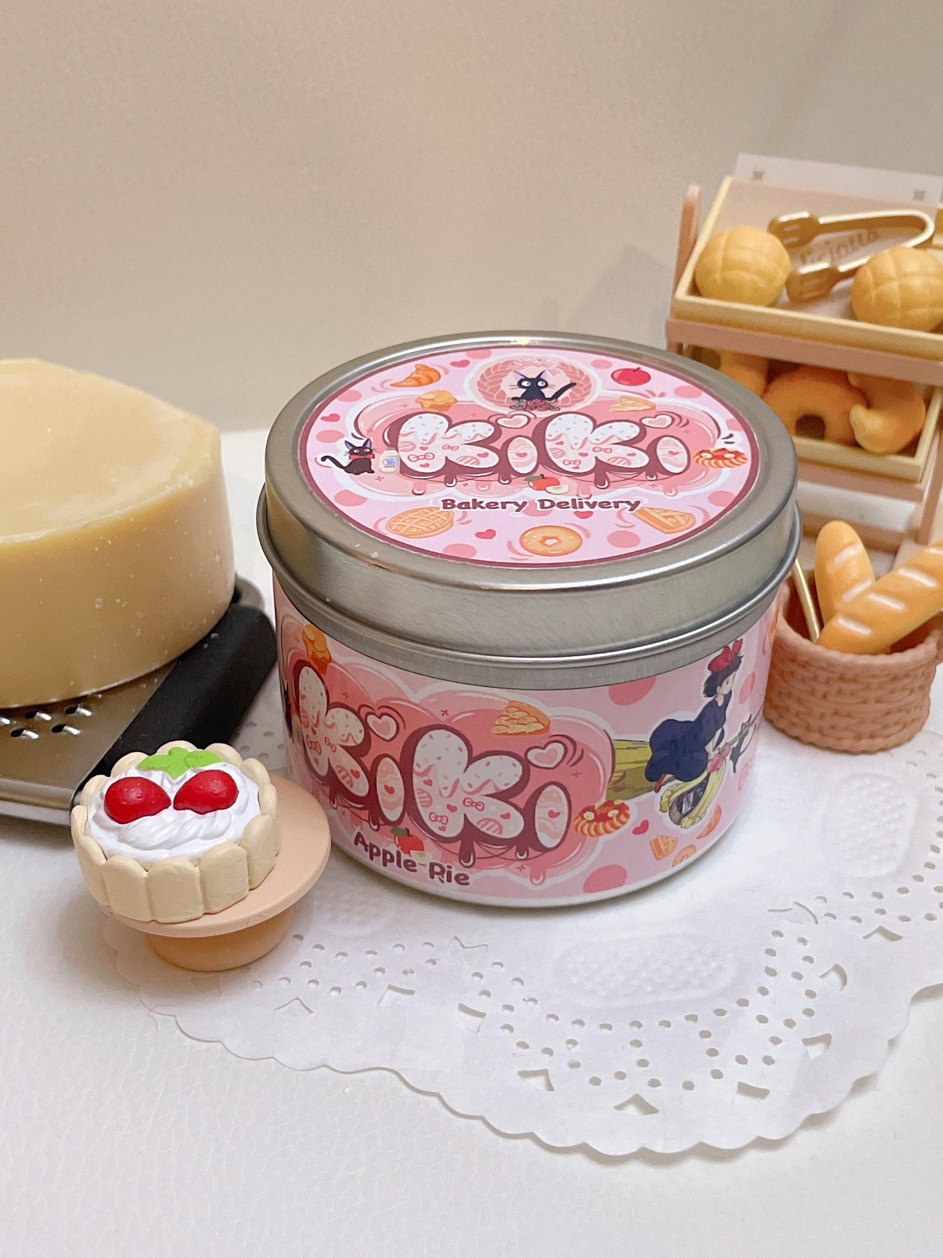 Kiki Delivery Service Inspired Coconut Soy Wax Candle | Bakery Delivery Milky Paw Scents