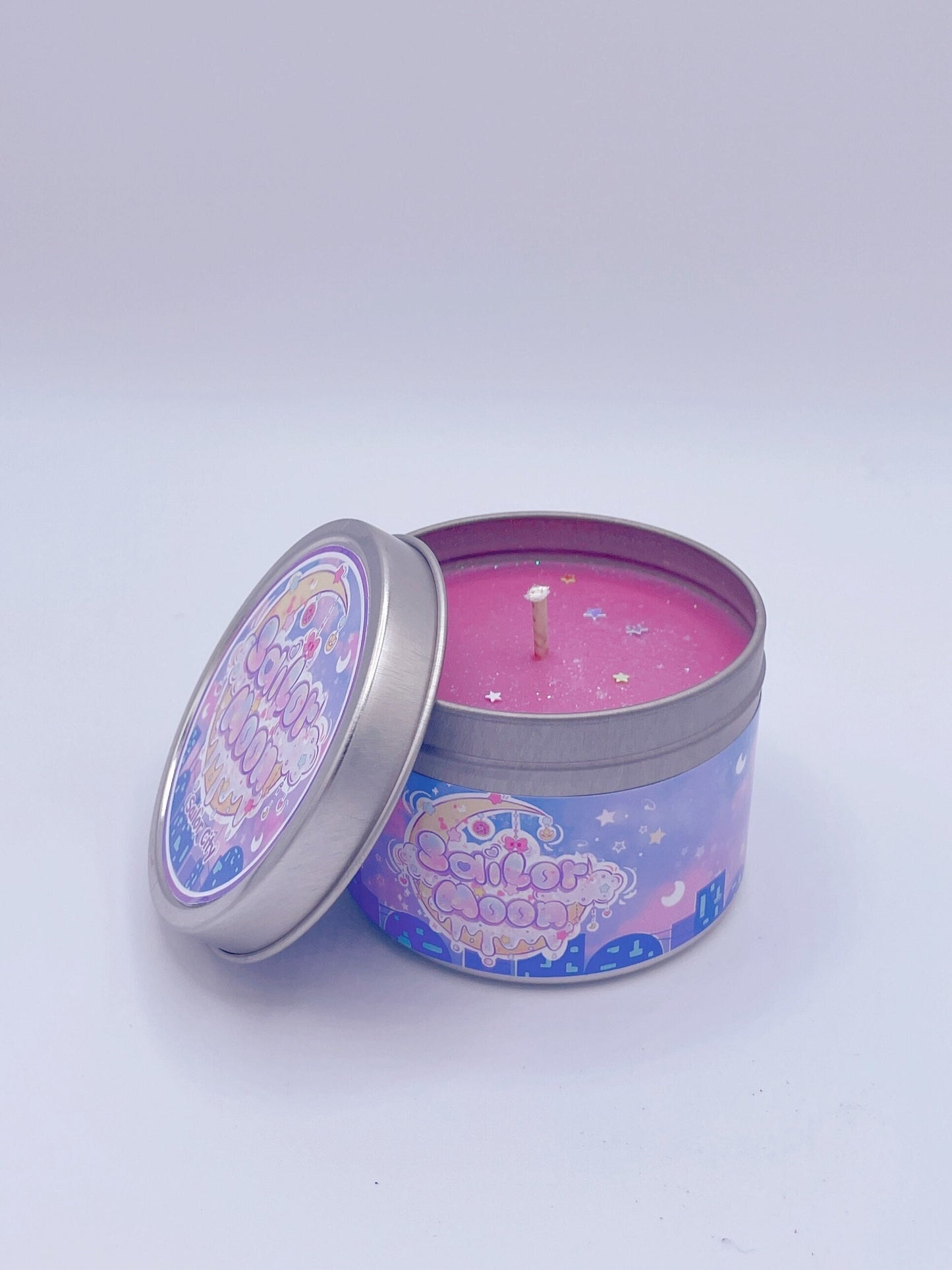 Tokyo City Inspired Coconut Soy Wax Candle | Sailor Moon Starry Night Milky Paw Scents