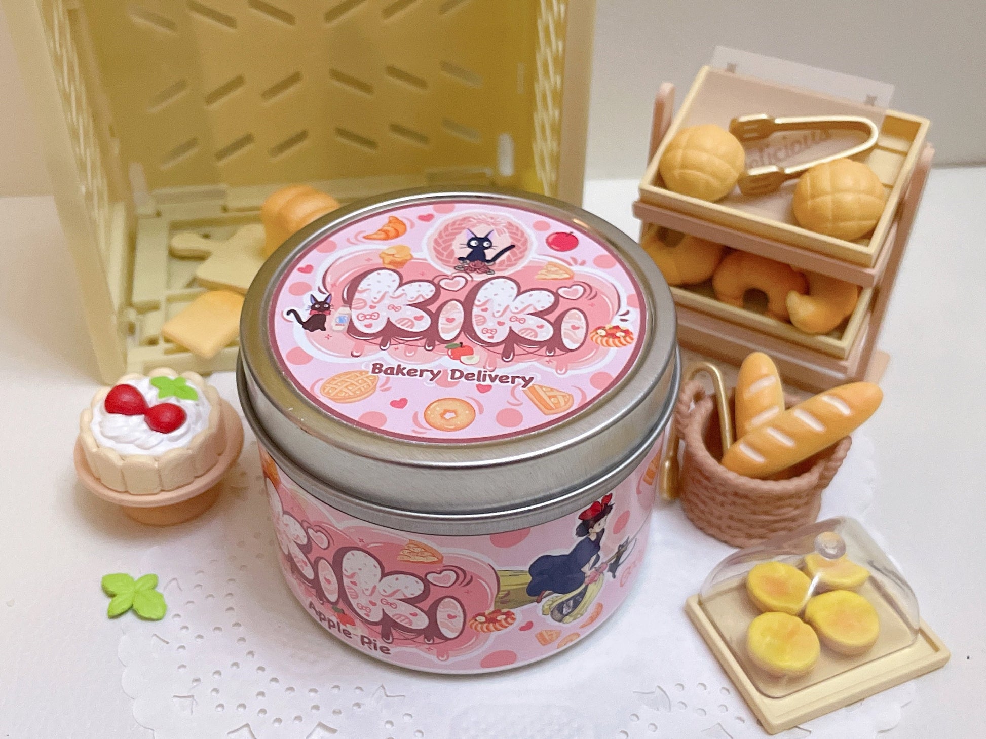 Kiki Delivery Service Inspired Coconut Soy Wax Candle | Bakery Delivery Milky Paw Scents