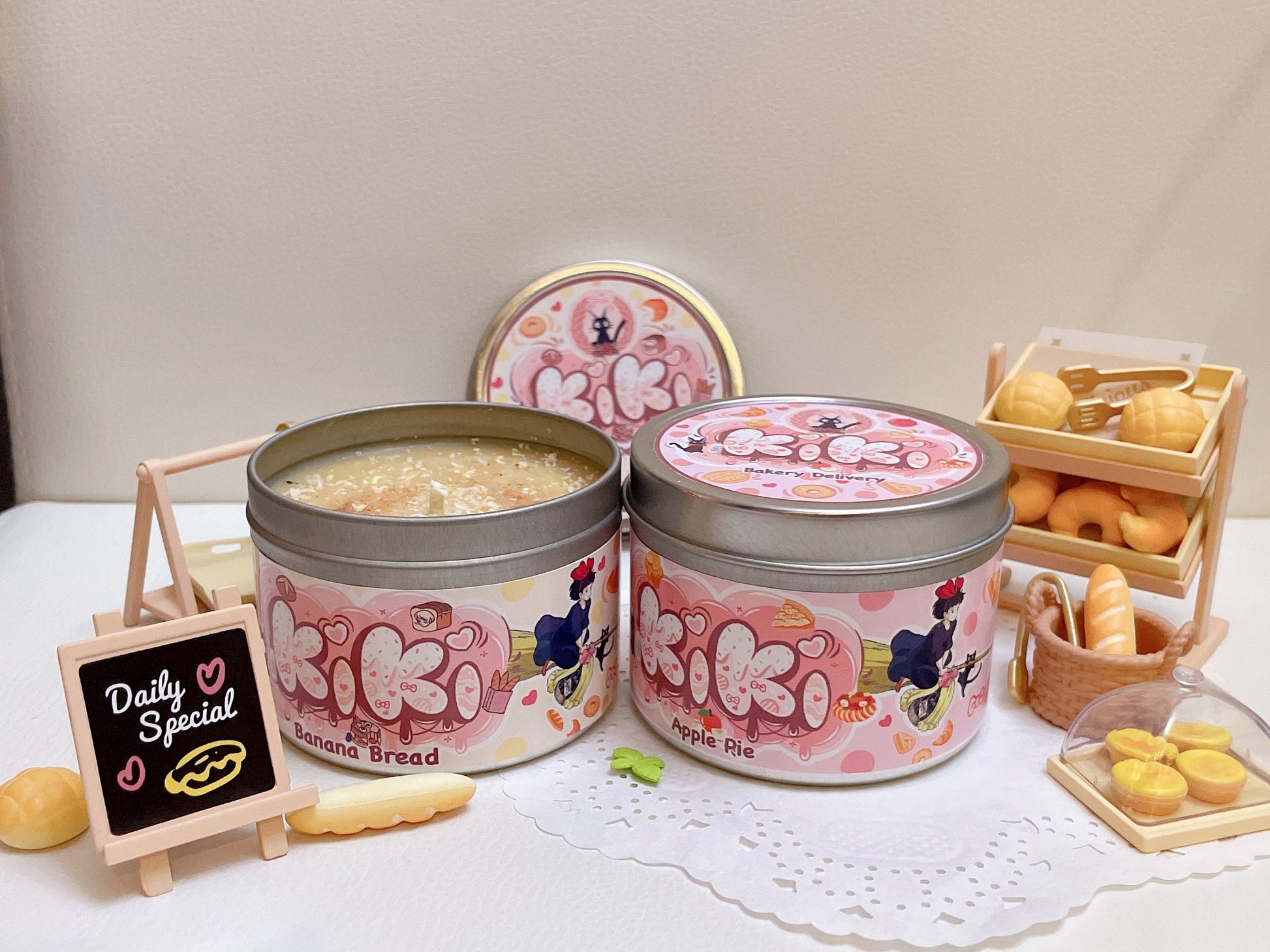 Kiki Delivery Service Inspired Coconut Soy Wax Candle | Bakery Delivery Milky Paw Scents