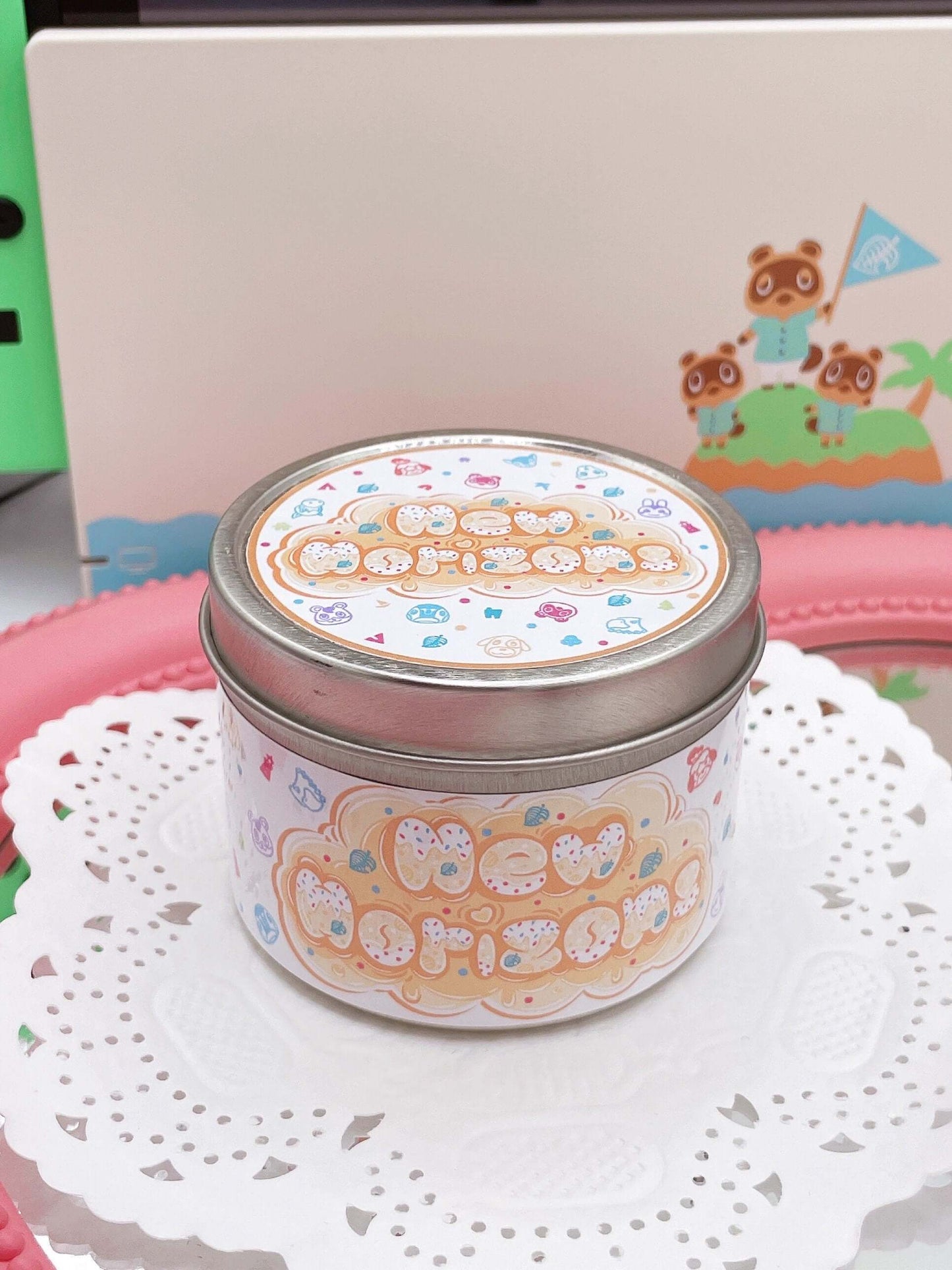 Animal Crossing Inspired Coconut Soy Wax Candle | New Horizons Milky Paw Scents