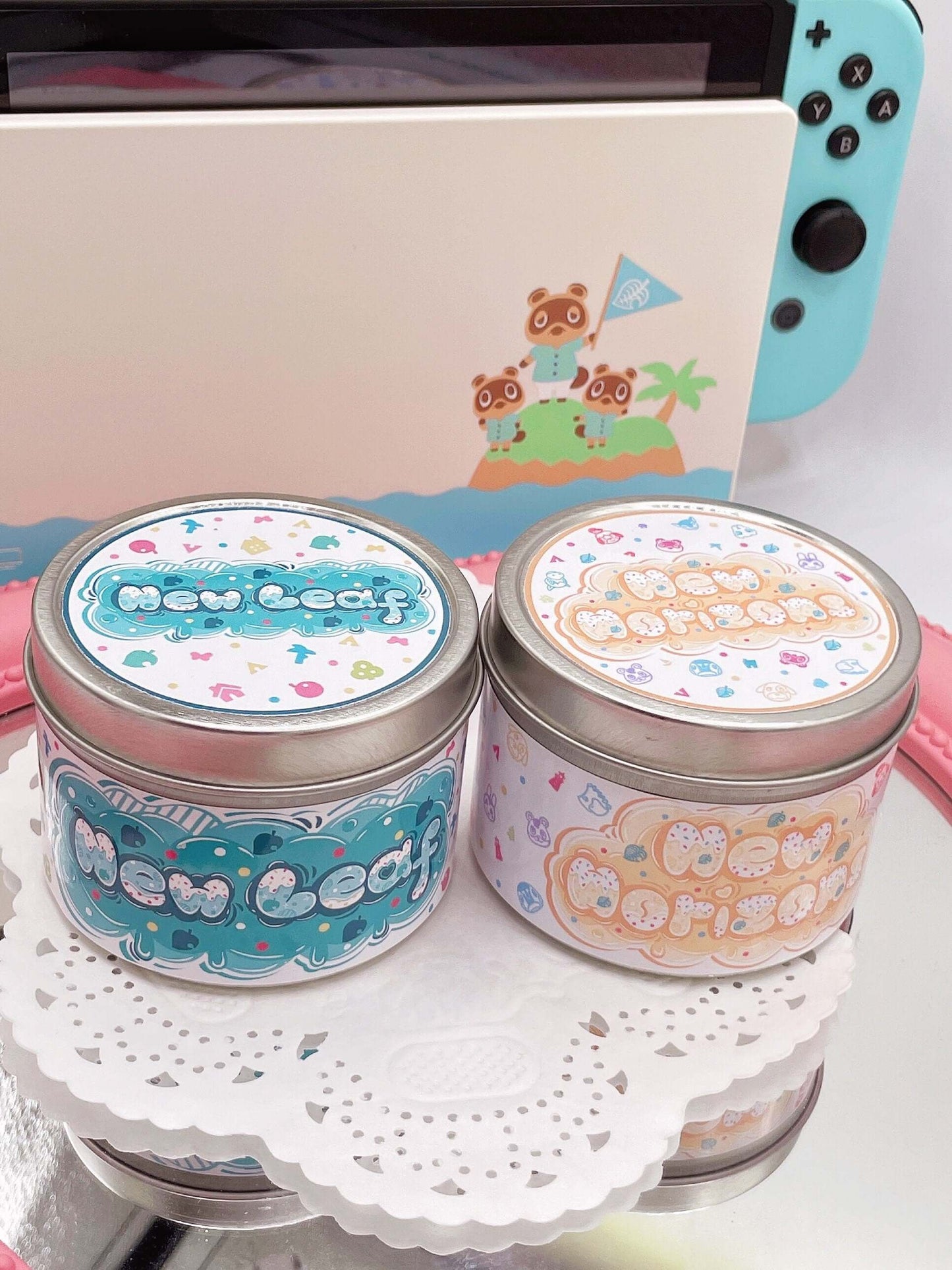 Animal Crossing Inspired Coconut Soy Wax Candle | New Horizons Milky Paw Scents