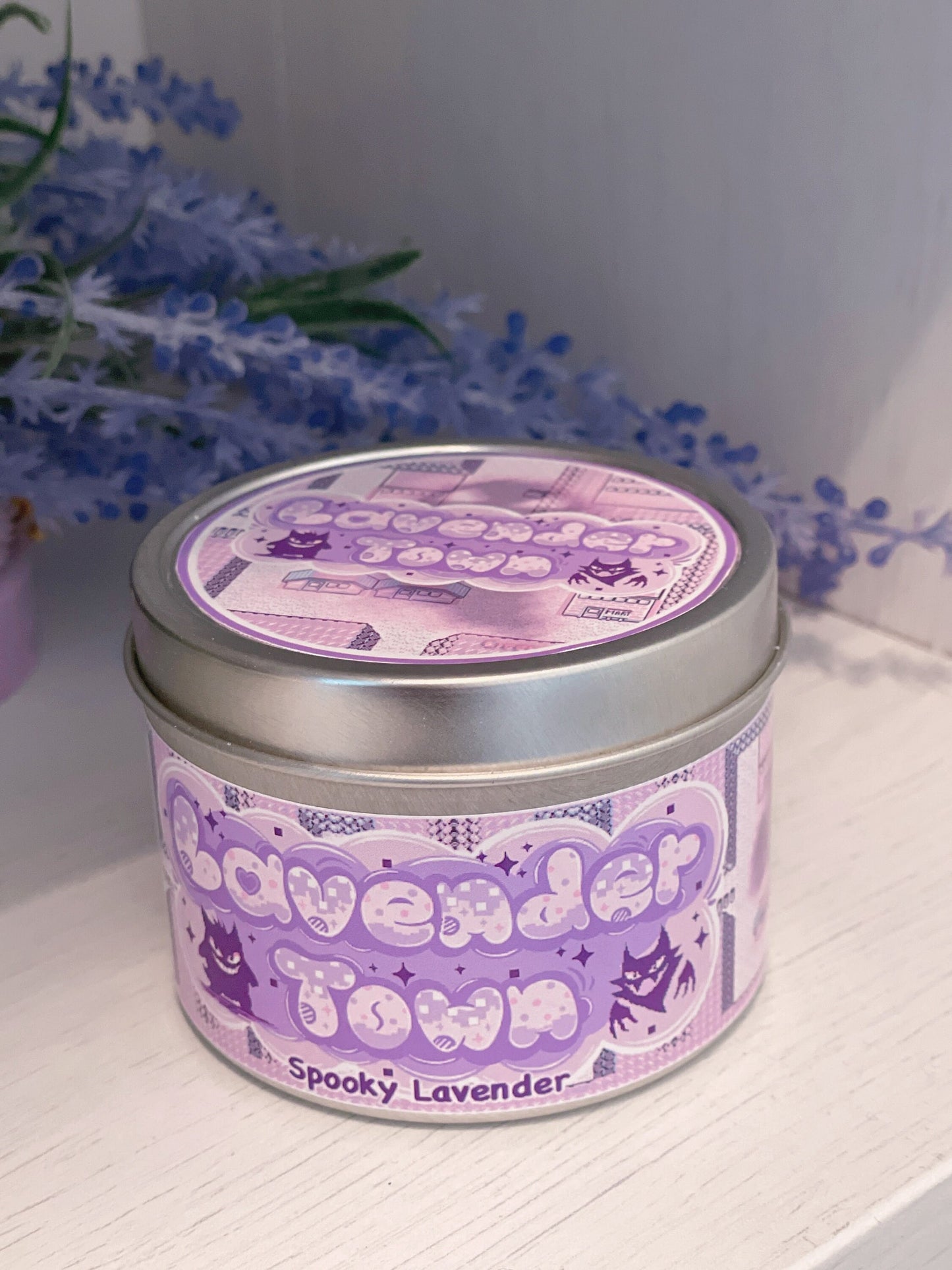 Pokémon City Town Inspired Coconut Soy Wax Candle | Lavender Town Milky Paw Scents