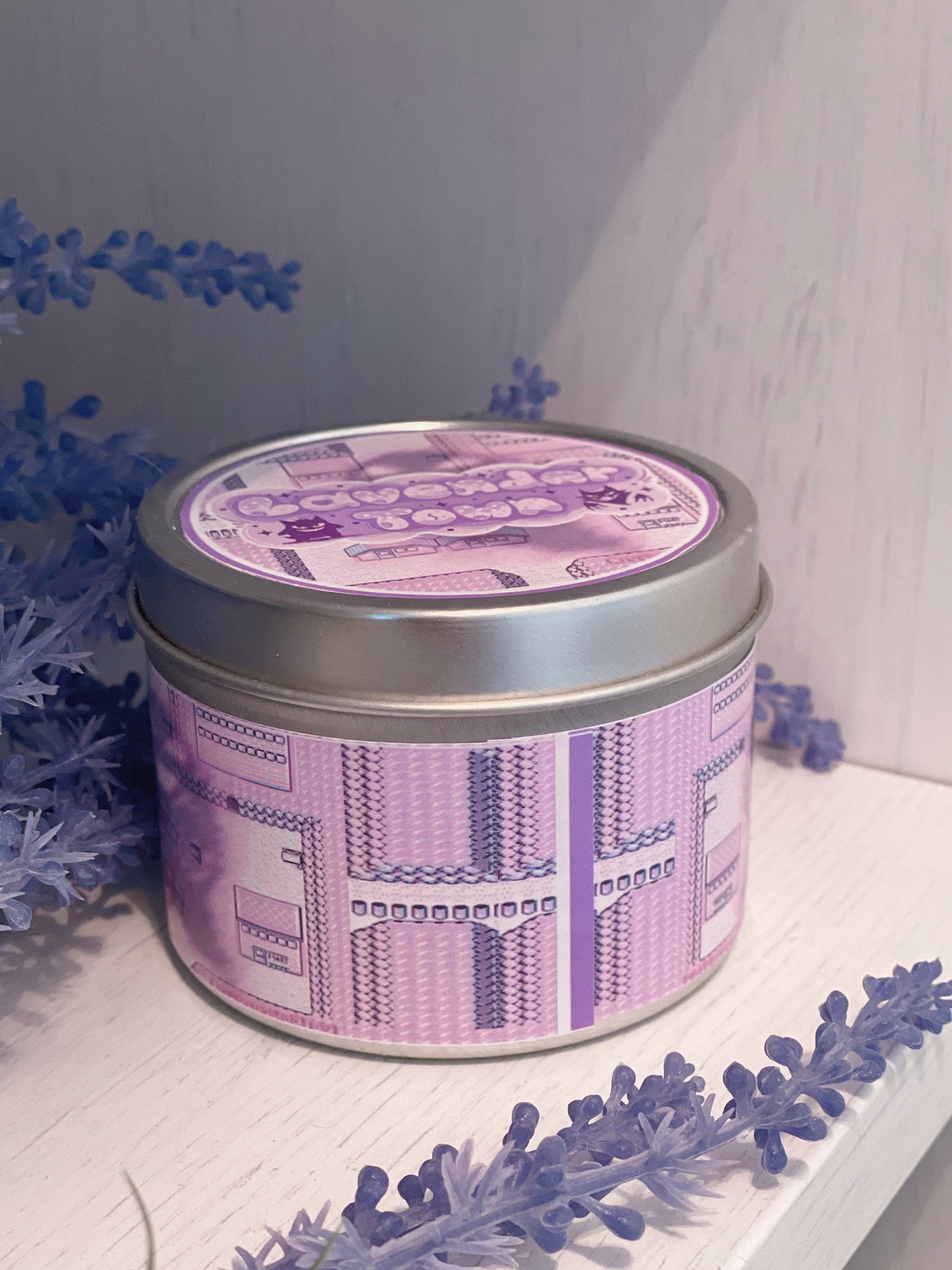 Pokémon City Town Inspired Coconut Soy Wax Candle | Lavender Town Milky Paw Scents