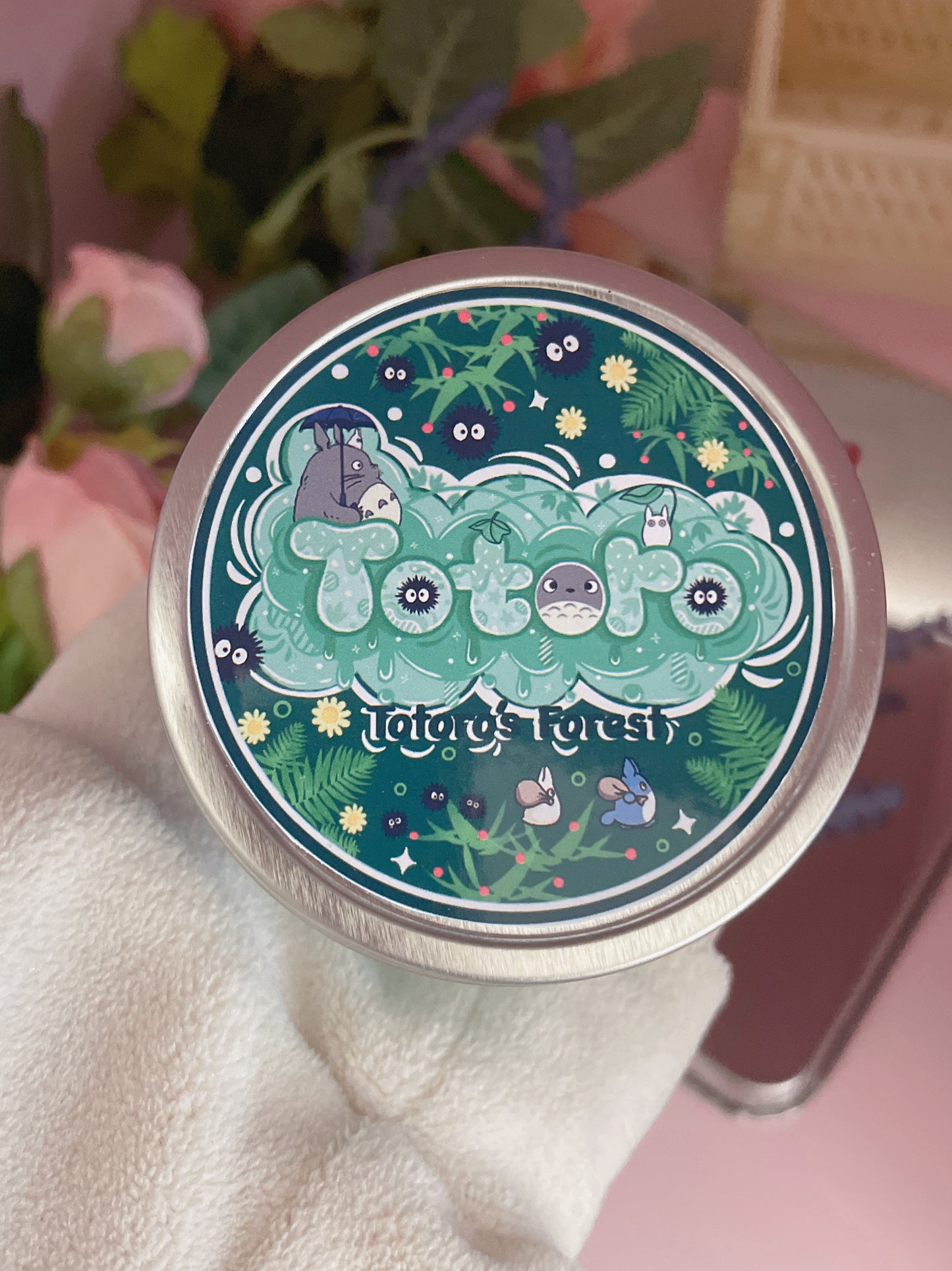 My Neighbor Totoro Inspired Coconut Soy Wax Candle | Totoro's Forest Milky Paw Scents