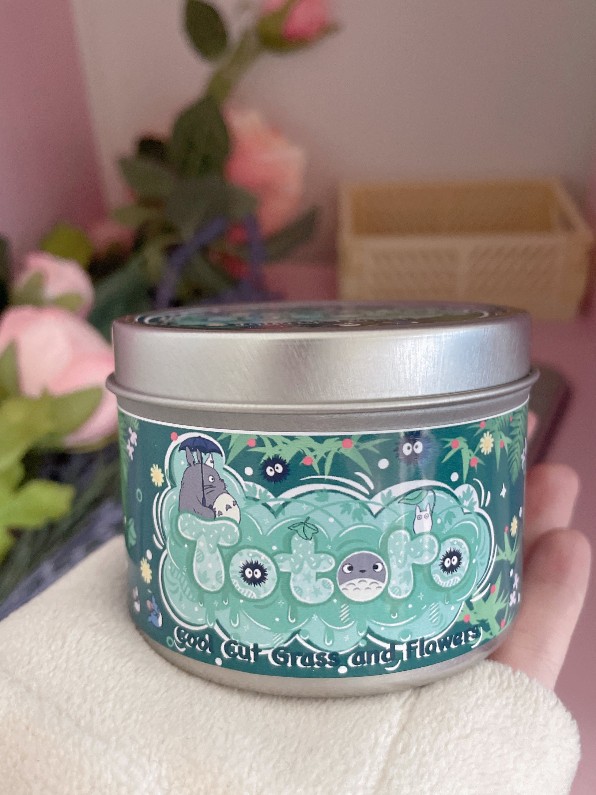 My Neighbor Totoro Inspired Coconut Soy Wax Candle | Totoro's Forest Milky Paw Scents